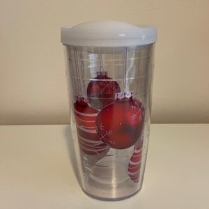 Tervis Tumbler Cup with Lid - Red Christmas Ornaments